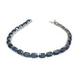 thumbnail image 1 of Blue Sapphire Tennis Bracelet 26 Ct Sapphire Tennis Bracelet 925 Sterling Silver Unisex Adults by Juhi Jewels, 1 of 5