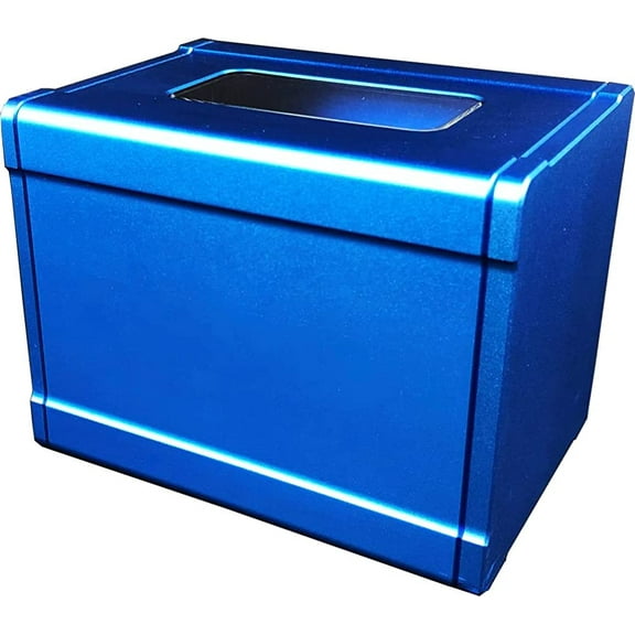 Blue Satin Crow Box Gods Premium High Strength Deck Box Case Protector