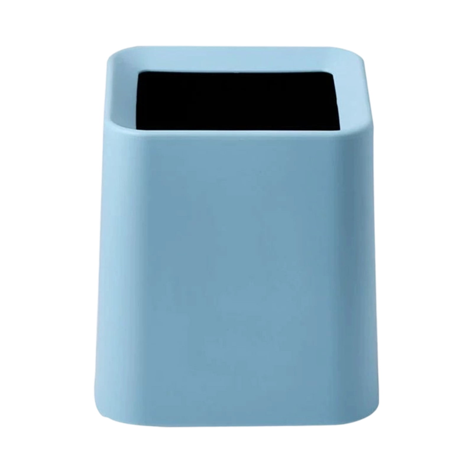 Picture of Blue Scandinavian Square Mini Desktop Trash Can Waste Bin Office Desk ...