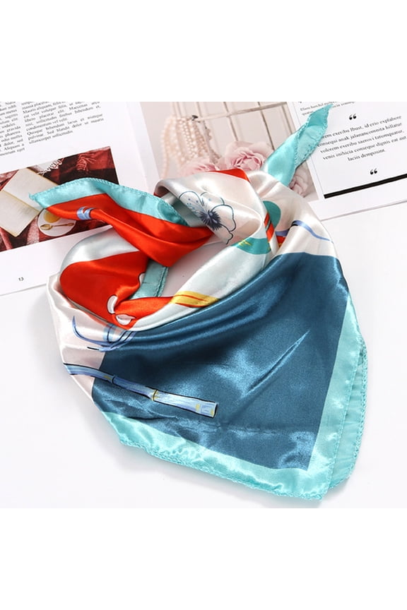 Blue Scarfs Scarf Women Scarf Multi-Purpose Bandana Gift Sets– Headband, Wrap, Protective Coverage