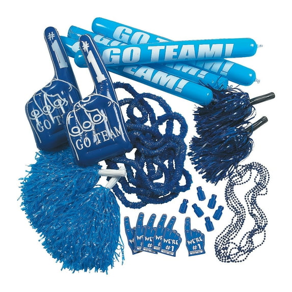 Blue School Spirit Assortments - 50 Pieces