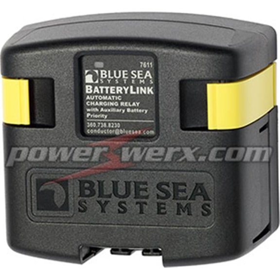 Blue Sea 7 DC BatteryLink Automatic Charging Relay - 120 Amp with Auxiliary Battery Charging