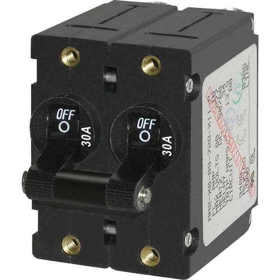 Blue Sea - 7237B-BSS Circuit Breaker AA2 30A Black (1EA)