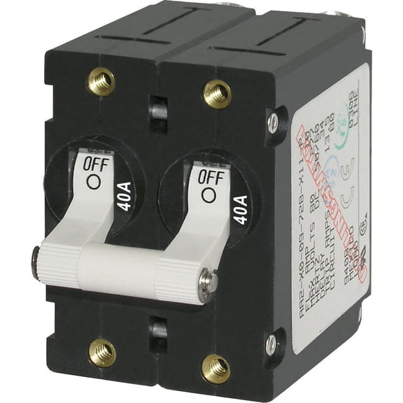 Blue Sea - 7240B-BSS Circuit Breaker AA2 40A White (1EA)