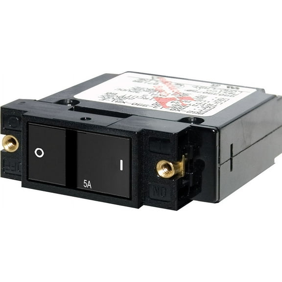 Blue Sea - 7400B-BSS Circuit Breaker A1 FLAT Rocker 5A (1EA)