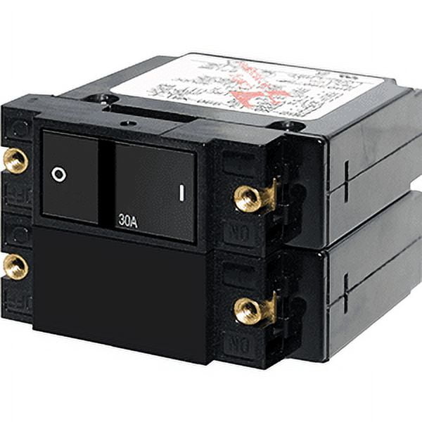 Falltech 7414 Blue Sea 7414 A-Series Flat Rocker Circuit Breaker - Double Pole - 30A ...