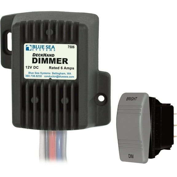 Blue Sea 7506 DeckHand Dimmer - 6 Amp/12V | Bundle of 2