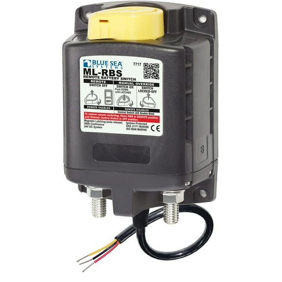 Blue Sea 7717 ML-RBS Remote Battery Switch w/Manual Control Auto-Relea... [7717]