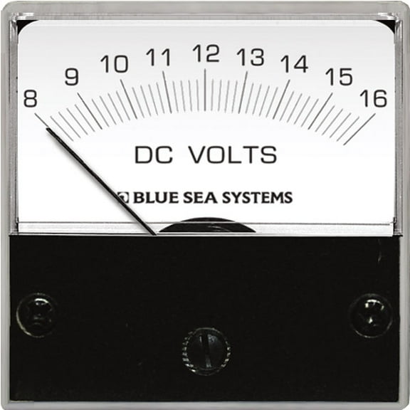 Blue Sea - 8028B-BSS Voltmeter Micro DC 8-16V (1EA)