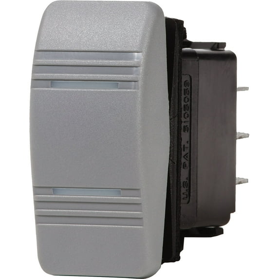 Blue Sea 8232 Water Resistant Contura III Switch - Grey | Bundle of 5