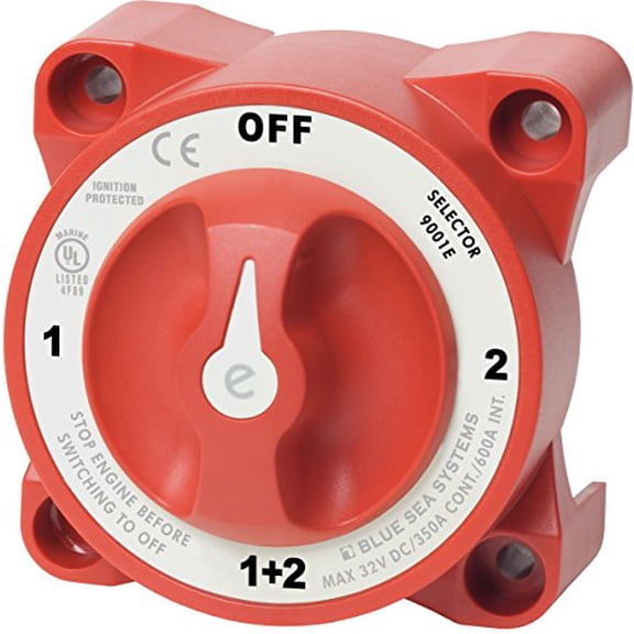 Blue Sea - 9001EB-BSS Switch Battery e Selector (FLM- 5) (1EA)
