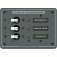 thumbnail image 1 of Blue Sea  AC 3 Position Toggle Circuit Breaker Panel - White Switches, 1 of 1