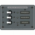 thumbnail image 1 of Blue Sea  AC 3 Position Toggle Circuit Breaker Panel - White Switches, 1 of 1