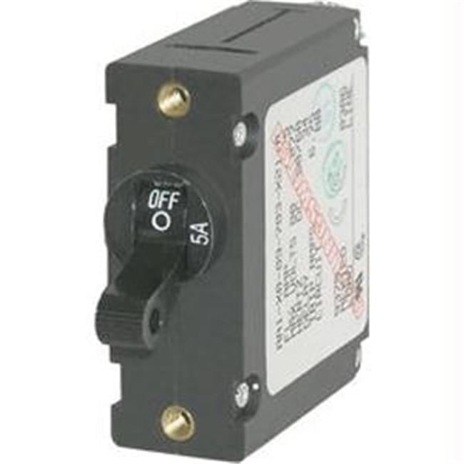 Blue Sea  AC/DC Single Pole Magnetic World Circuit Breaker - Black - 40 Amp