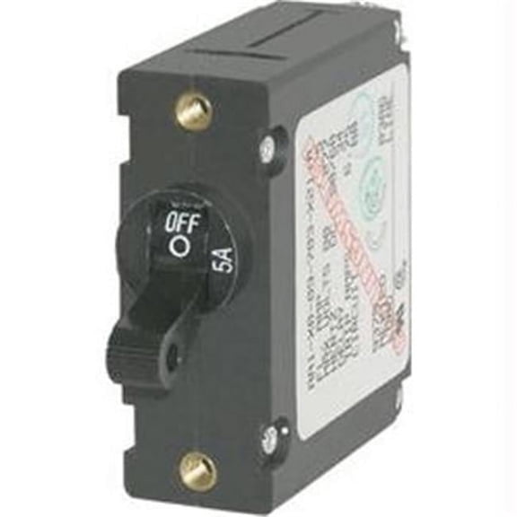 Blue Sea AC/DC Single Pole Magnetic World Circuit Breaker - Red - 15 Amp