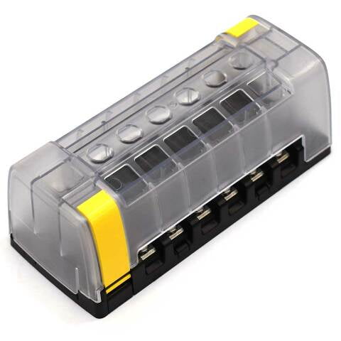 Blue Sea Boat Circuit Breaker Block 5050 | 6-Circuit ST CLB