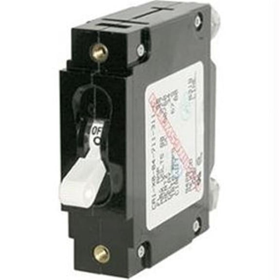 Blue Sea C-Series Toggle Single Pole - White