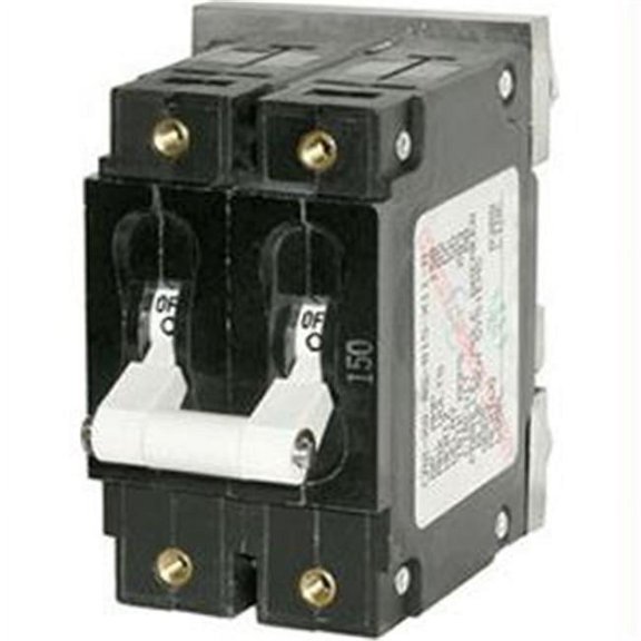 Blue Sea  C-Series Triple Pole Toggle DC Circuit Breaker - White