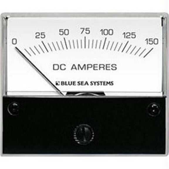 Blue Sea  DC Analog Ammeter - 2.75 Inch Face 0-150 Amperes DC