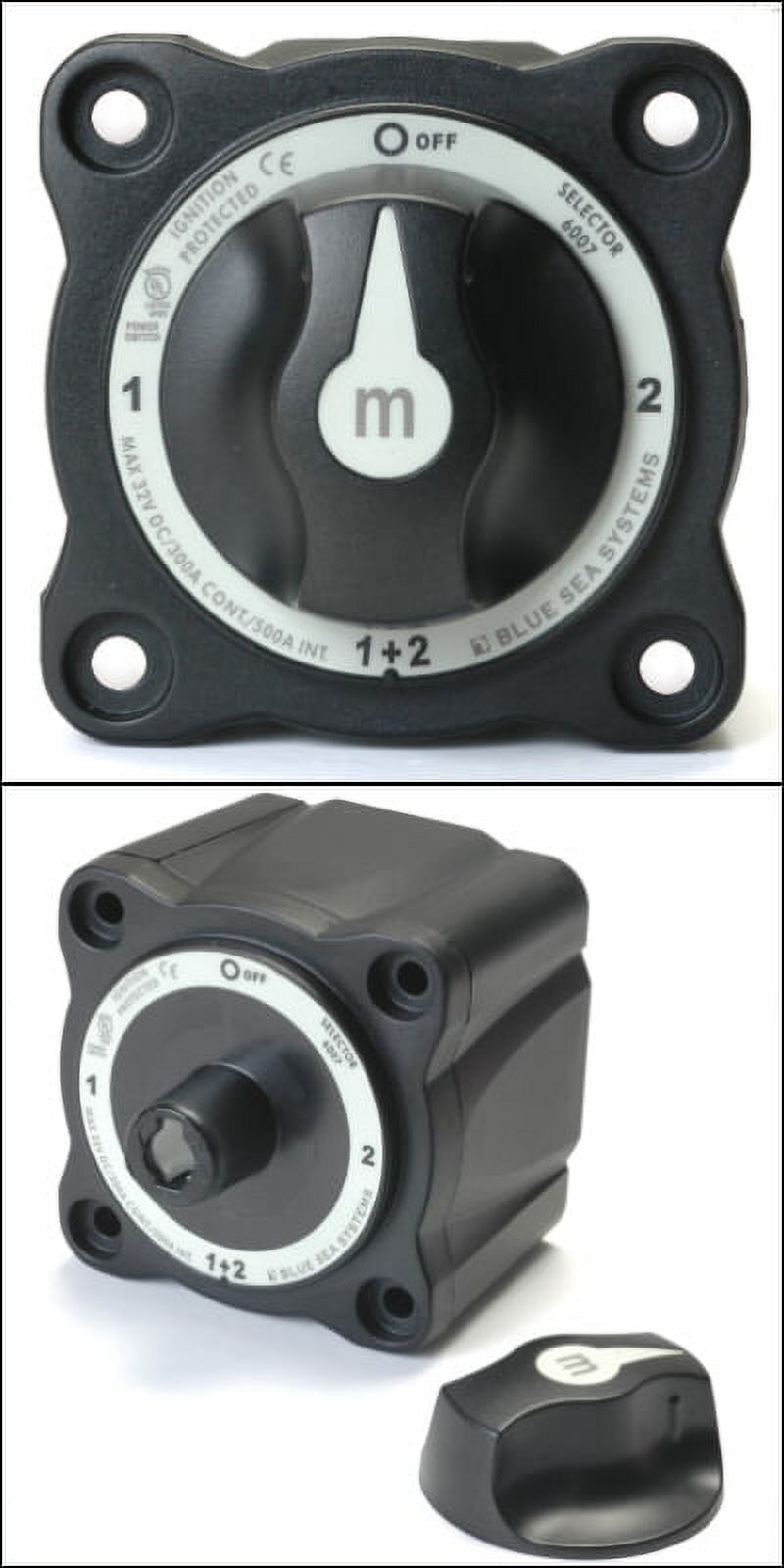 Blue Sea Heavy Duty Black Battery Cut Off Isolator Switch With