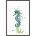 thumbnail image 1 of "Blue Sea Horse" Framed Painting Print, 1 of 4