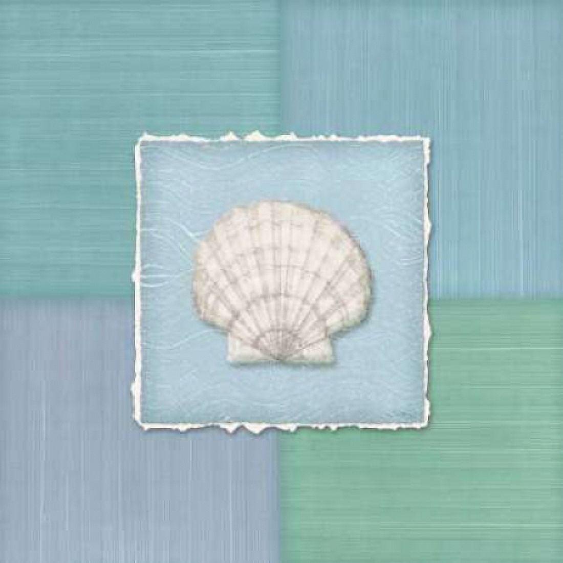 Blue Sea III Canvas Art - Charlene Audrey (24 x 24)