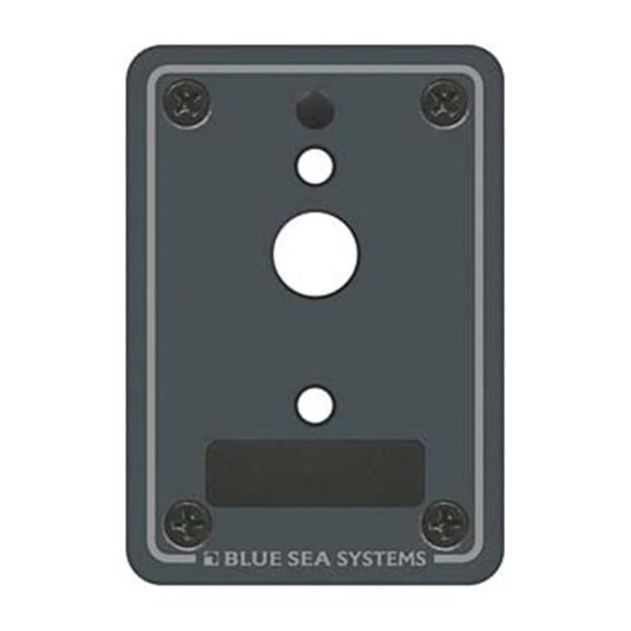 Blue Sea Panel Blank Single A-Series - Slate Gray