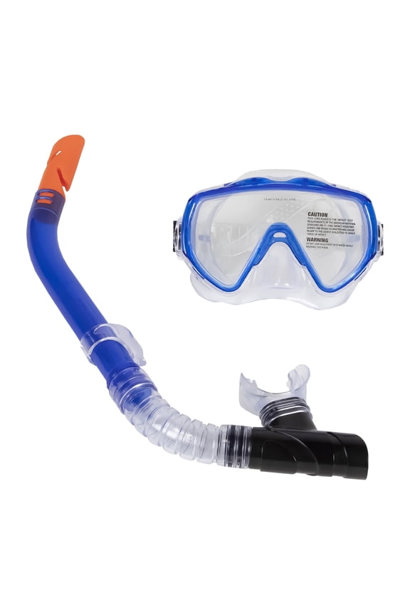 Blue Sea Searcher Thermotech Mask and Snorkel Set for Youth and Adults