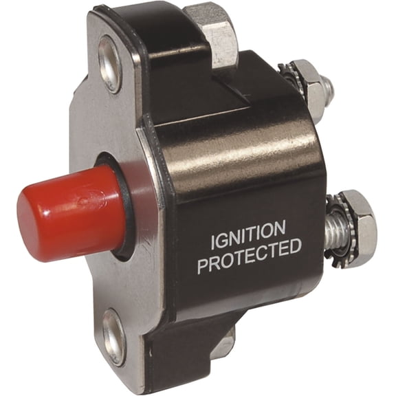 Blue Sea System 5899403 Blue Sea 2138 Medium Duty Push Button Reset-only - 15a