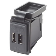 Blue Sea Systems 1039-BSS Dual USB Charger - Switch Mount, 4.8 A
