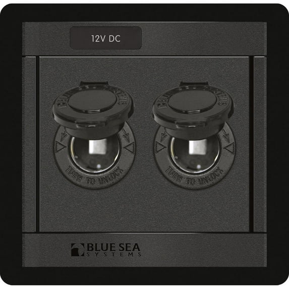 Blue Sea Systems 12 Volt DC Socket Panel