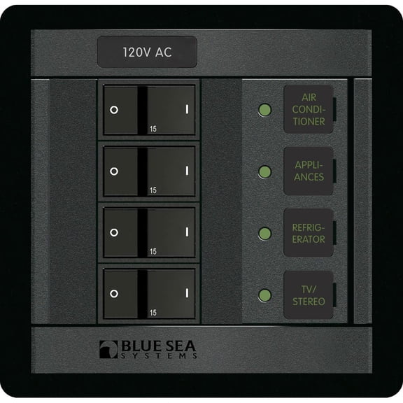 Blue Sea Systems 120 Volt AC 4 Position - 1210
