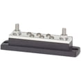 thumbnail image 1 of 8" Black and Silver 2128 Maxibus Busbar 6 x 10-24 Stud Common, 1 of 2