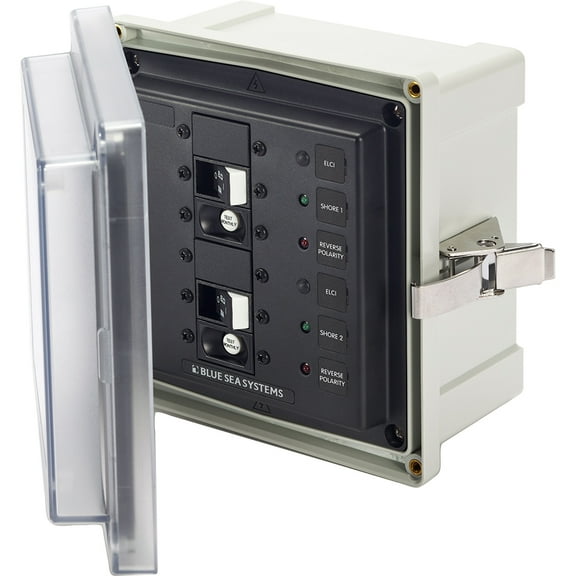 Blue Sea 3117 - SMS Panel Enclosure w/2 ELCI (30A) - 120V AC  [3117]