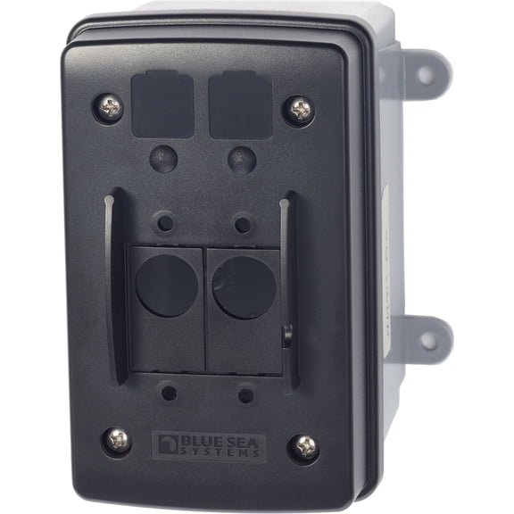 8" Black Blue Sea 3131 A Series Enclosure SM Circuit Breaker Panel