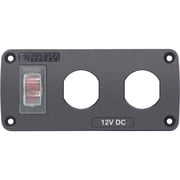Blue Sea 4364 Water Resistant USB Accessory Panel - 15A Circuit Breake... [4364]