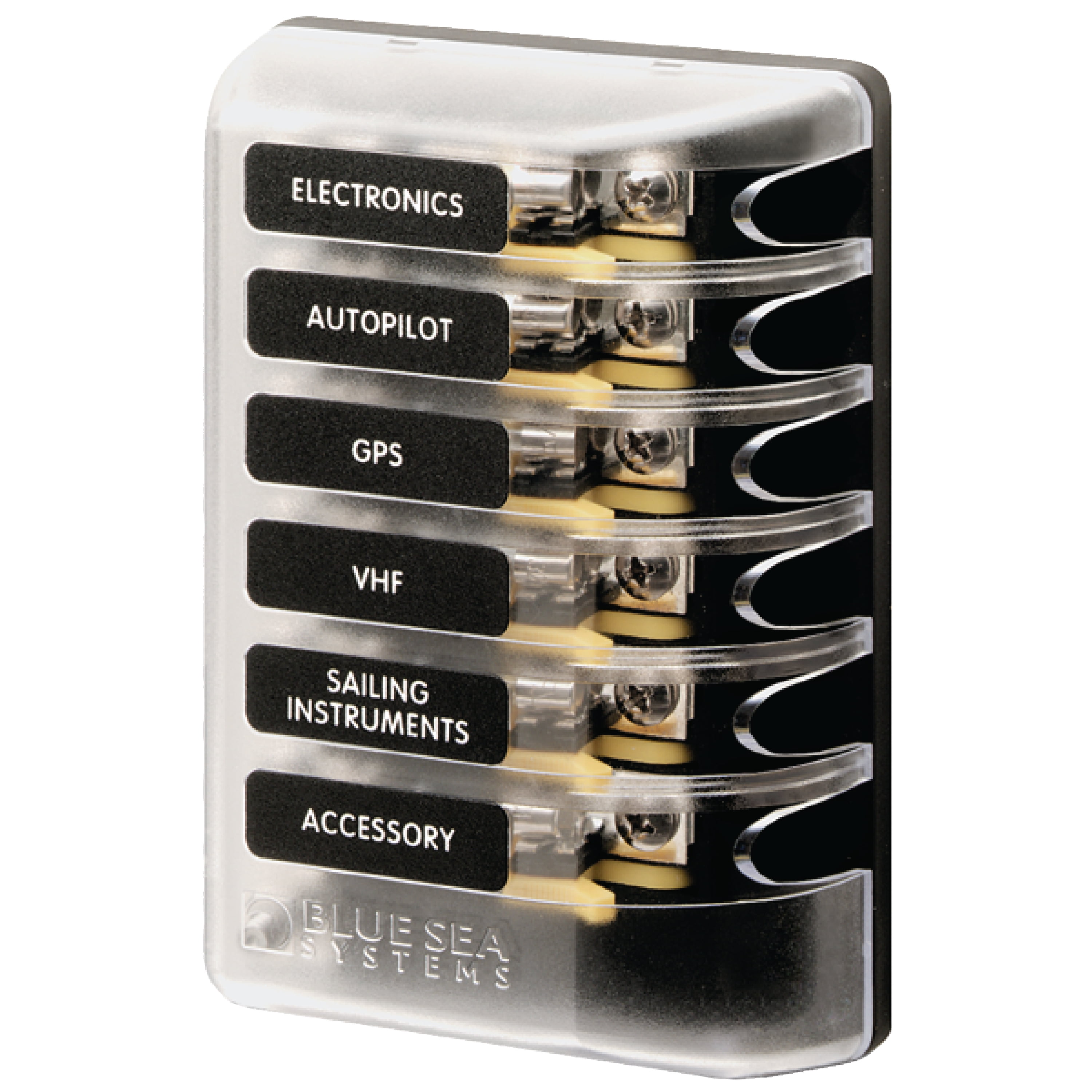 Blue Sea Systems 5018 Fuse Block AGC 6 Cir.