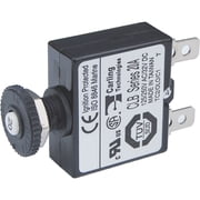 Blue Sea Systems 7057-BSS Circuit Breaker, Push Button, Quick Connect, 20 Amps