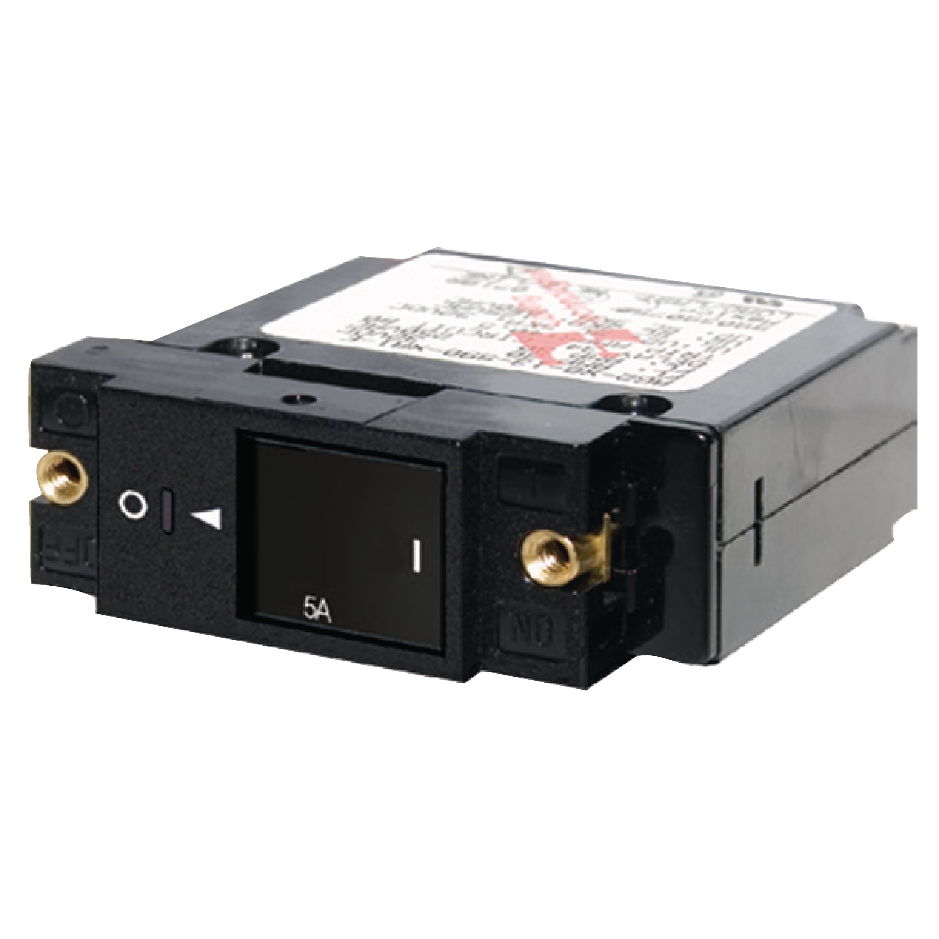 Blue Sea Systems 7402 A-Series Flat Rocker Circuit Breaker, Single Pole Flat, 10 amps