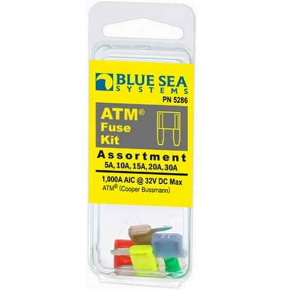 Blue Sea - 5286-BSS Fuse Kit ATM 5 Piece (1EA)
