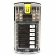 Blue Sea Systems Boat Fuse Block 5026 | 12 Circuit w/ Cover
