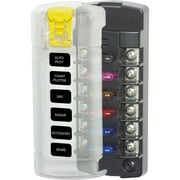 Blue Sea Systems ST Blade Fuse Block 6 Independent Circuits with Cover