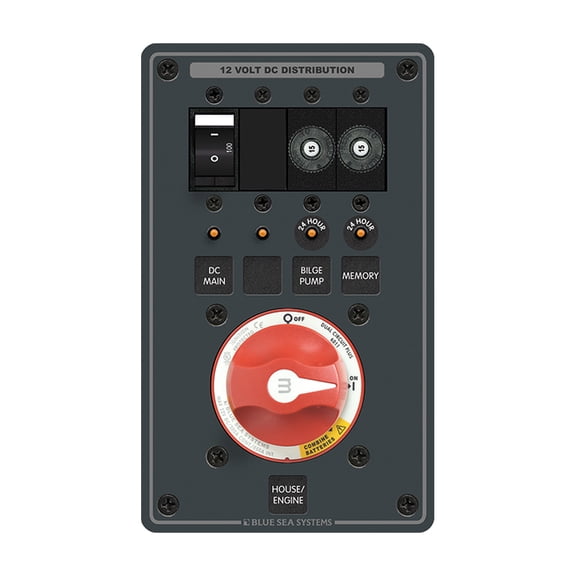 Blue Sea Systems Boat/RV 8686 Engine Battery Management Main Distribution Panel