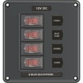 thumbnail image 1 of Blue Sea Systems 4320-BSS Panel Switch H2O CB 4POS GRAY, 1 of 3