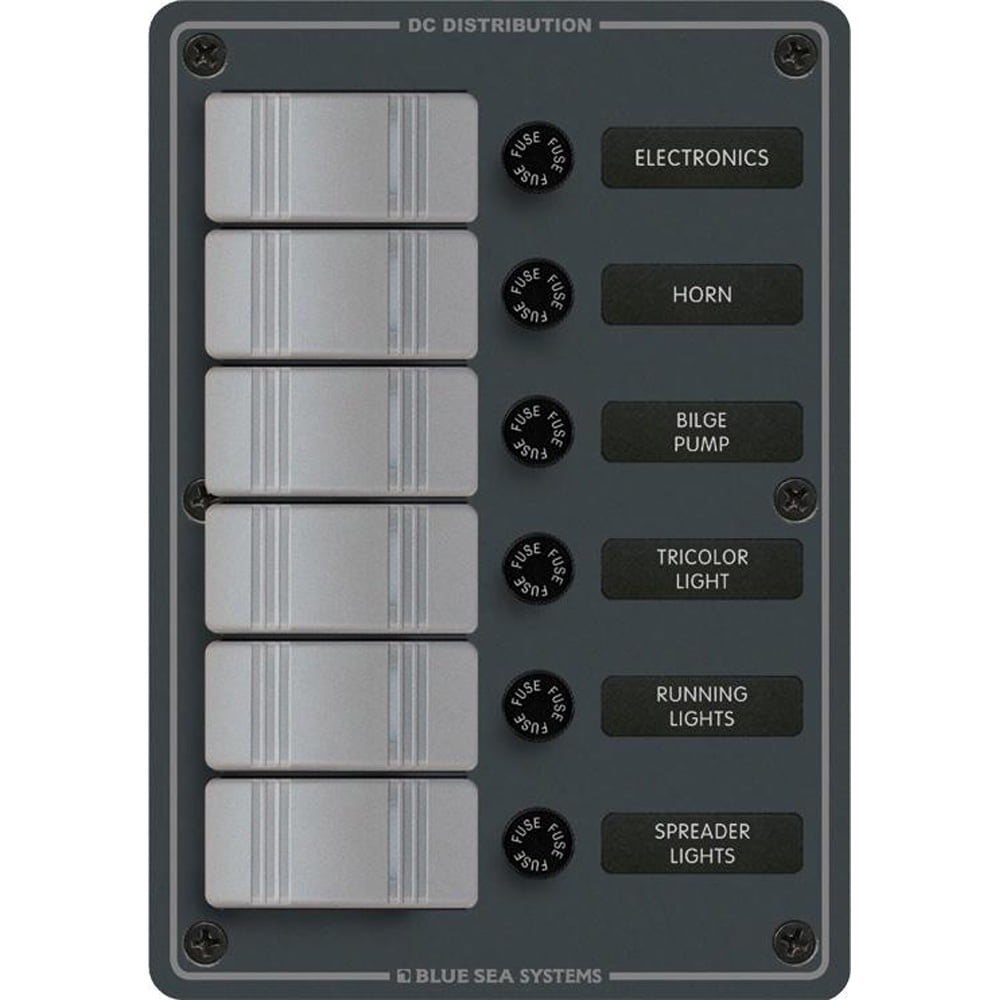 ブルーオーシャン Blue Sea Systems Waterproof Switch Panel 8053 - Walmart.com