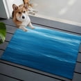 thumbnail image 1 of Blue Sea Washable Area Rug 2x3 111 Abstract Natural Undersea Gradient Ocean Low-Profile Area Rugs with Non Slip Backing Indoor Floor Carpet for Entrance Living Room Bedroom Home Office, 1 of 9
