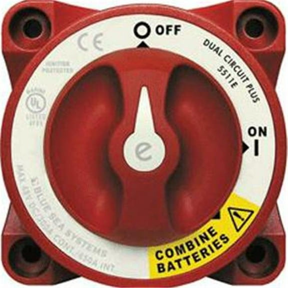 Blue Sea e-Series Dual Circuit Plus Battery Switch