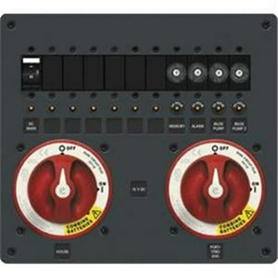 Blue Sea m-Series Dual Circuit Plus 2 of PN 6011 - Blue