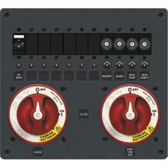 Blue Sea m-Series Dual Circuit Plus 2 of PN 6011 - Blue