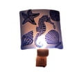 thumbnail image 1 of Blue Seahorse Hand Painted Art Glass Plug In Night Light, 1 of 3